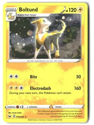 Boltund - (Cosmos Holo) Holo Rare Miscellaneous Cards & Products 076/202 NM