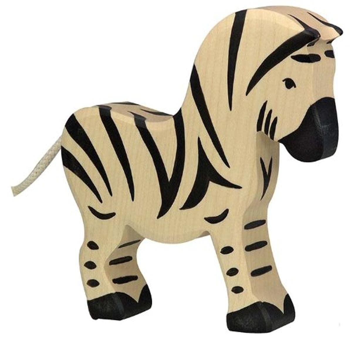Деревянная фигурка Holztiger Zebra, разные цвета, 15,01 x 2,79 x 14 см