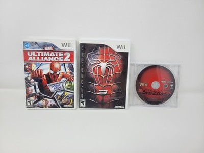 Spiderman 3 + Ultimate Alliance 2 + Web Of Shadows Nintendo Wii No Manuals Testd