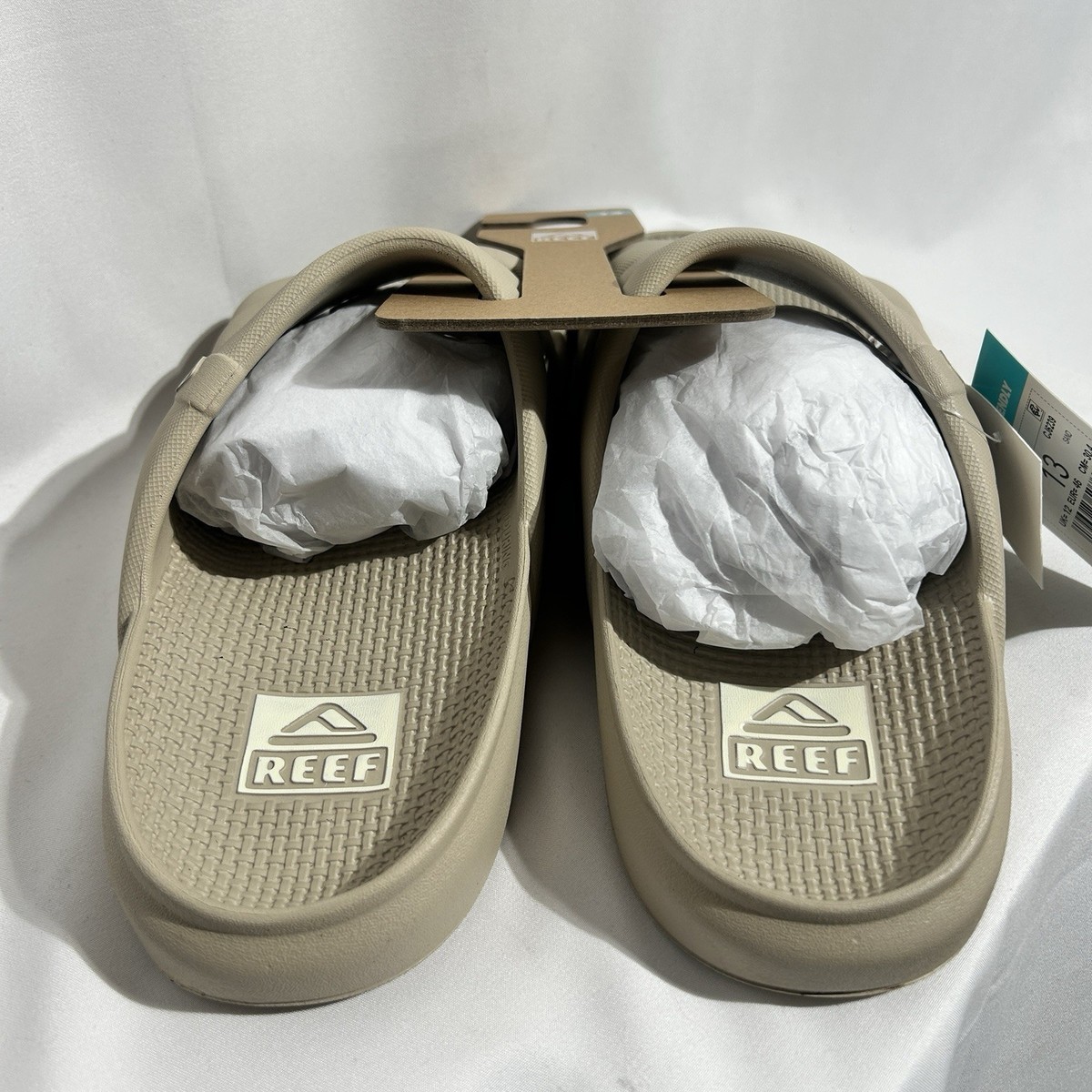 Reef Oasis Two-Bar Men\'s Beige Sandals/Slides CJ6239 Size 10 NEW Men main image 2