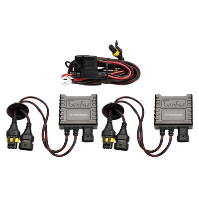 Xtremevision G4 Canbus Decoder Relay Harness for H10 LED Headlight- Anti-Flicker