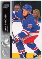 2021-22 Upper Deck #369 Ryan Lindgren New York Rangers