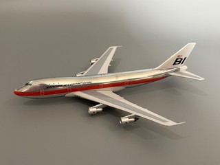 1:400 Big Bird 400 Braniff International 747 100 “N9666” (1970s c/s) RARE