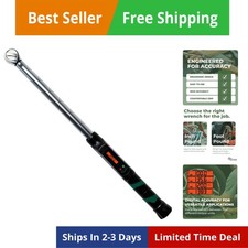 Digital Torque Wrench 1/2" Drive 25-250 ft-lb - Professional Electronic Cli...