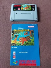 SNES Spiel DISNEYS DAS DSCHUNGELBUCH mit Spielanleitung TOP