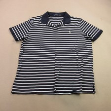 Polo Golf Ralph Lauren Men's Size XL Blue Striped 100 Cotton Polo Shirt XL
