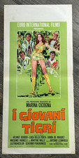 1960's Hot Girl Vintage Movie Poster Italy Italian I Giovani Tigri Young Tigers