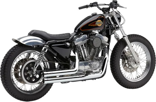 Cobra Chrome 909 Speedster Exhaust for Harley Sportster 883 86-03