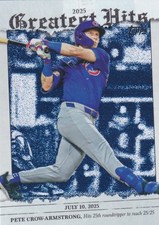 2026 Topps #GH-1 Pete Crow-Armstrong 2025 Greatest Hits Chicago Cubs