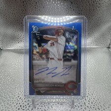 2025 Bowman Draft Chrome Prospect Auto Mason Neville #CPA-MN Blue Wave /150