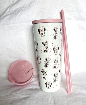 Simple Modern Minnie Mouse Disney Tumbler with two Lids and two straws