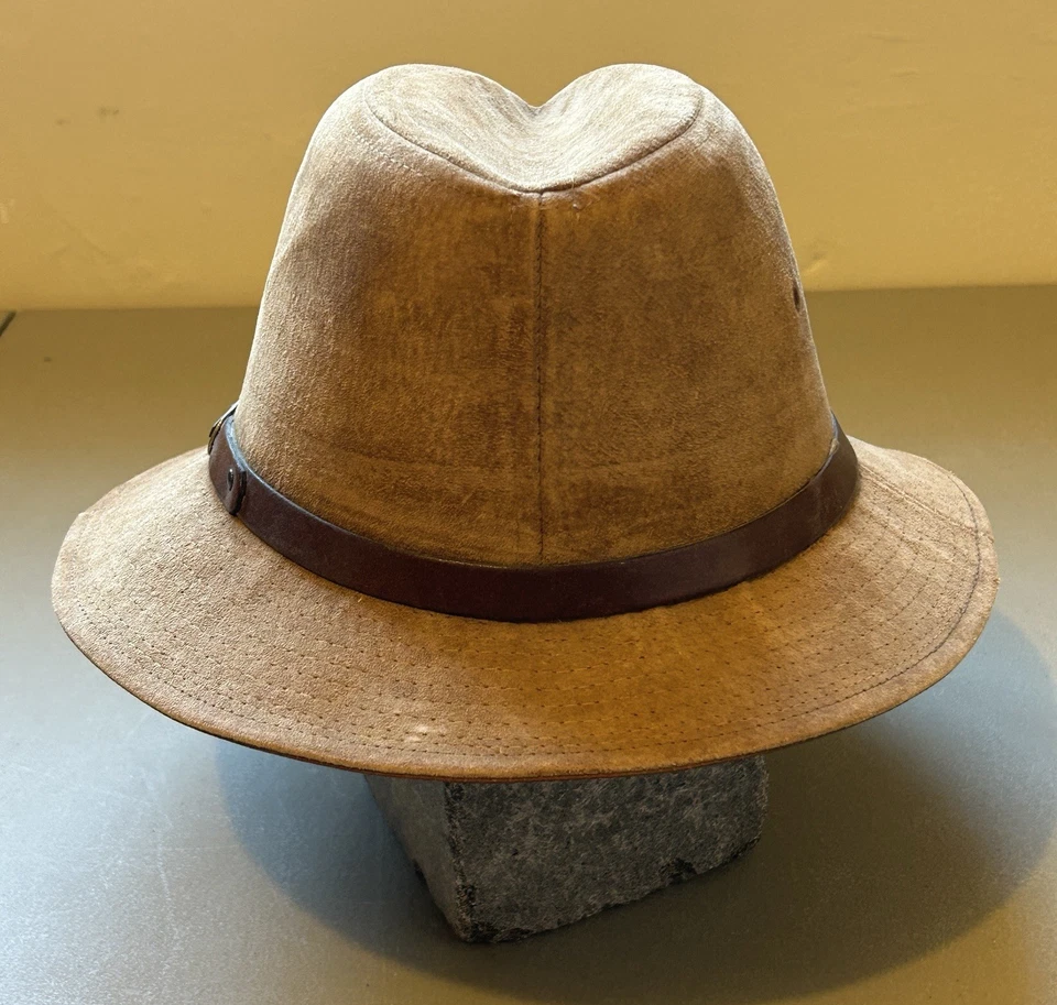 Stetson Gamuza Genuina Trilby Fedora Pequeño Foto 3 de 4