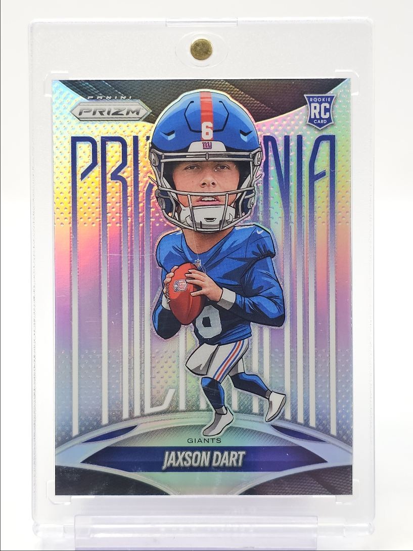 JAXSON DART 2025 PANINI PRIZM PRIZMANIA ROOKIE SILVER GIANTS RC Q2277