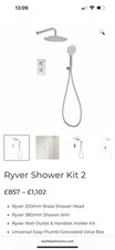 MYLIFEChromeRyver ShowerKit 2Chrome PlatedCODE: RYSHKIT2CP