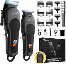 Hair Clippers for Men, Professional Cordless Clippers Trimmer Set, Super Quiet