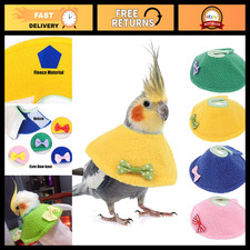 4Pack Parrot Anti-Bite E-Collars, Feather Plucking Prevention, Bird Safety Colla