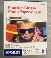 Epson Stylus Photo S041302 Premium Glossy Photo Paper 4" x 26' roll