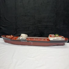 Vintage 1960s Wen-Mac SS Texaco North Dakota Oil Tanker Ship Model Boat