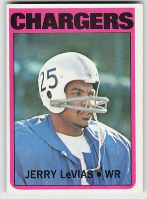 1972 Topps #317 Jerry LeVias FOOTBALL San Diego Chargers