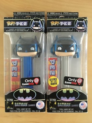 2 FUNKO BATMAN GAMER DC SUPER HERO LIMITED EDITION POP PEZ CANDY SWEET SPENDER