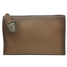 BALLY Clutch bag second bag SELEN.S leather brown system men's /-AB