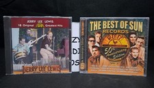 Lot of 2 Factory Sealed cds of Best of "Jerry Lee Lewis"  "Sun Records"