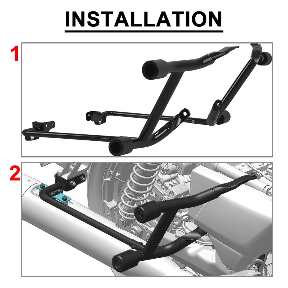 Protector de bolsa de sillín trasero barra de choque para Harley Touring Street Glide Road King 09-25 Foto 2 de 4