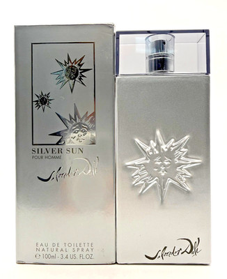 Salvador Dali SILVER SUN 3.4 EDT New Unsealed Slightly Damaged Box