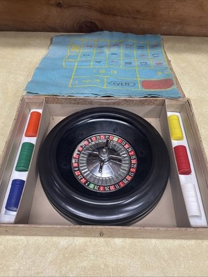 Vintage Roulette Casino Pacific Game Co Complete Betting Board Game Night