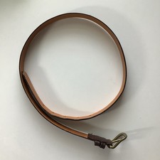 Vintage Coach Glove Tanned Cowhide Leather Belt with Brass Buckle 30 6602