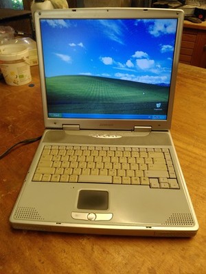 Laptop Notebook vintage gericom masterpiece win xp