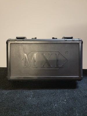 MXL 990 991 Condenser Microphone Recording Kit w/ Hard Case Excellent Condition