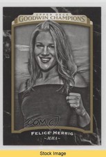 2017 Upper Deck Goodwin Champions Black & White Felice Herrig #128 READ 0cf