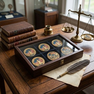 US 250th 1776–2026 Anniversary Commemorative Coin Collection Piece