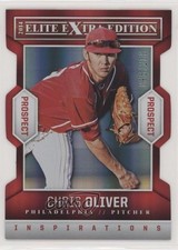 2014 Elite Extra Edition Prospects Inspirations Die-Cut 96/200 Chris Oliver x5u