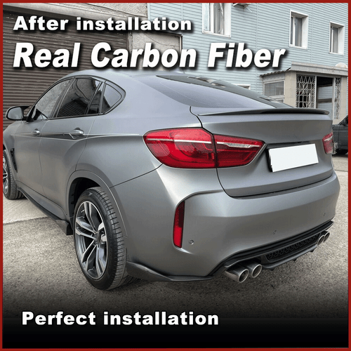 Carbon Diffusor Heckdiffusor Splitter Flap Heckschürze für BMW F85 X5M F86 X6M - Picture 3 of 12