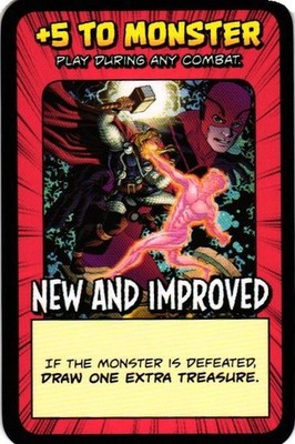 NEW AND IMPROVED USAopoly Munchkin Marvel The Game Collectible Card