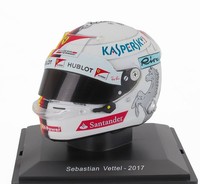 Modellauto Statisch F1 Helm Sebastian Vettel Ferrari SF70H 2017 Massstab 1/5