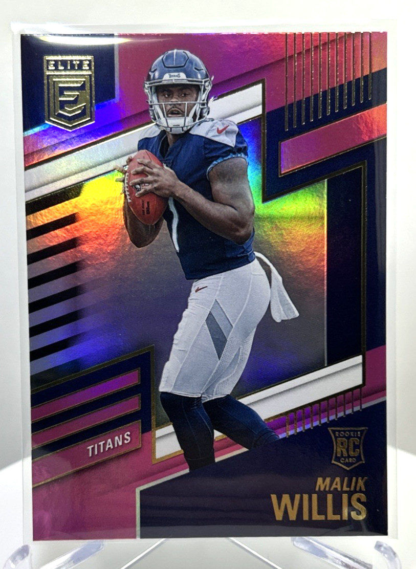 2022 Panini Donruss Elite PINK - Rookie Malik Willis #102 (RC)