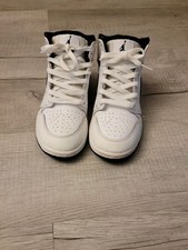 Air Jordan 1 Mid (GS) Big Kids' Shoes Black-White DQ8423-132 Size 5