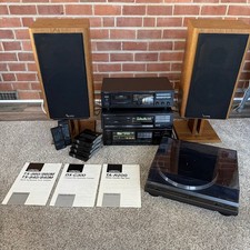 Vintage 4 Piece Onkyo Sound System & Speakers TX-840 DX-C300 TA-R200 CP-1200A