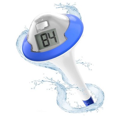 BALDR Pool Thermometer Wiederaufladbar, 180 Tage von 1 Ladung, Kein