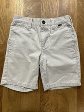 Hurley Chino Shorts Gray Boys Size 8