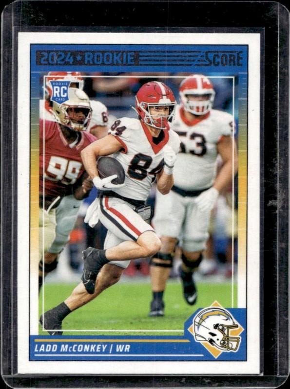 2024 Panini Score Ladd McConkey RC Rookie #328 Chargers