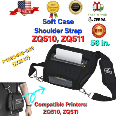 OEM Zebra ZQ510 ZQ511 Shoulder Belt Holster Carrying Soft Case P1063406-038