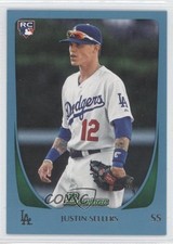 2011 Bowman Draft Blue 377/499 Justin Sellers #109 1c6