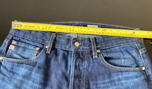 AG Adriano Goldschmied The Dylan Slim Skinny Blue Denim Jeans W33 L34 Selvedge - Picture 12 of 16