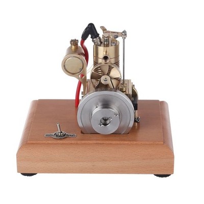 Microcosm M16 1.6cc Mini 4-Stroke Gasoline Engine Model with Wooden Base