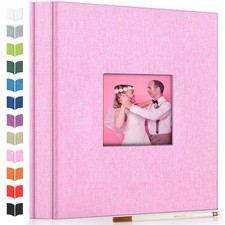 Photo Album Self Adhesive Scrapbook Album for 3x5 4x6 5x7 8x10 Pictures,40 Pa...