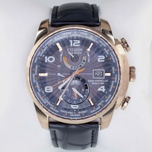 Citizen Gold Plated Case Wristwatches with Date Indicator